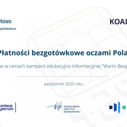 "Warto Bezgotówkowo 2020": pandemia zmienia zwyczaje płatnicze Polaków
