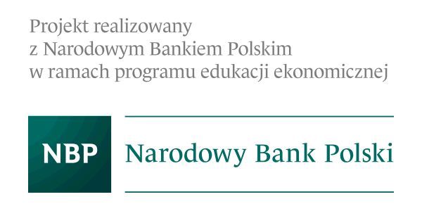 Projekt realizowany z Narodowym Bankiem Polskim w ramach programu edukacji ekonomicznej - Logo NBP