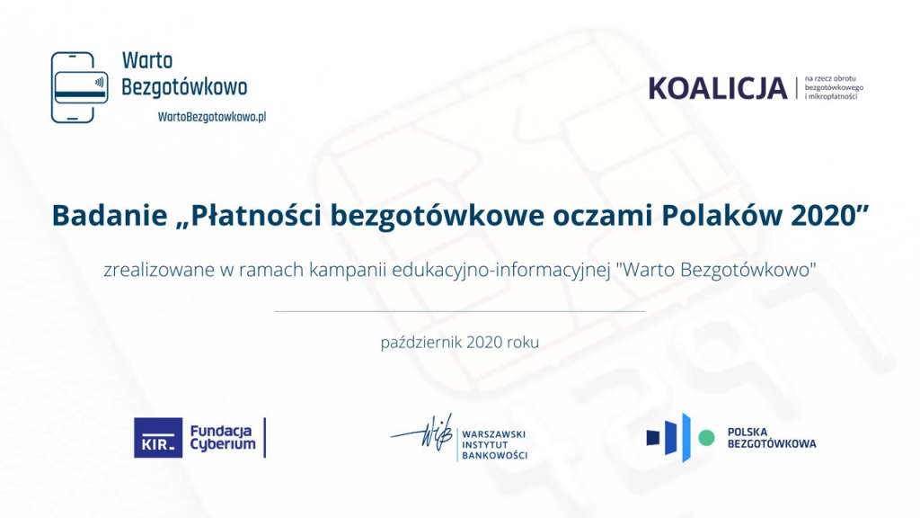 Płatności bezgotówkowe oczami Polaków 2020 Badanie