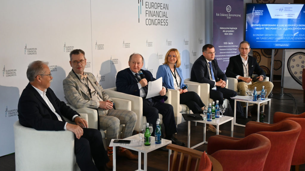 REE 2024 na Europejskim Kongresie Finansowym w Sopocie – debata „Rozwój gospodarki a luki w edukacji ekonomicznej – kredyt “bez pokrycia” dla kolejnych pokoleń?”