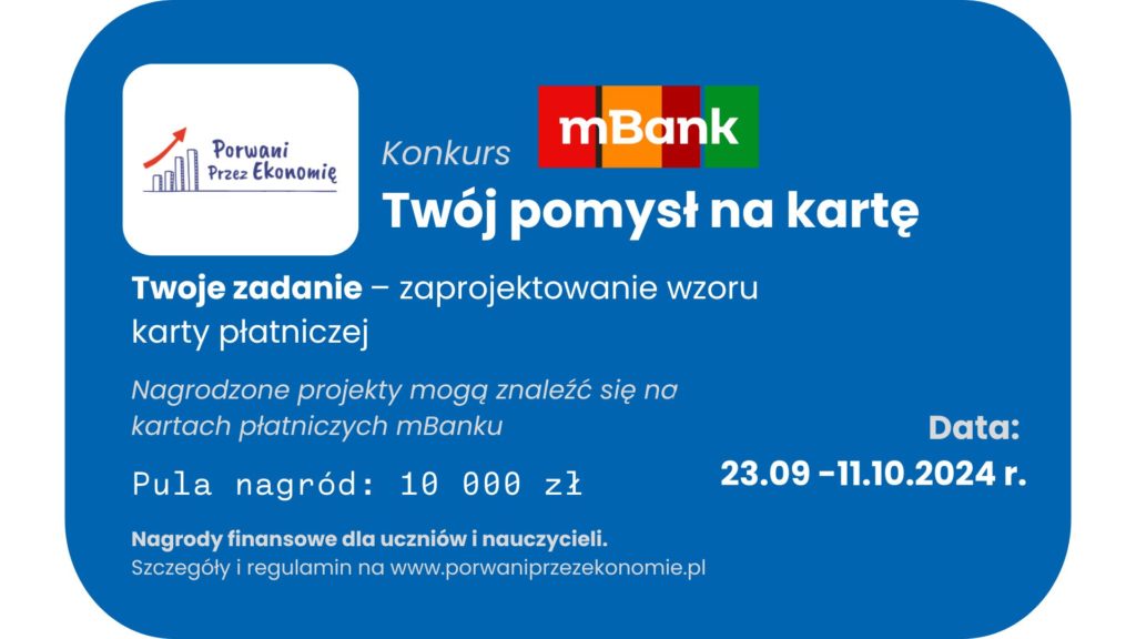 Konkurs "Twój pomysł na kartę"!